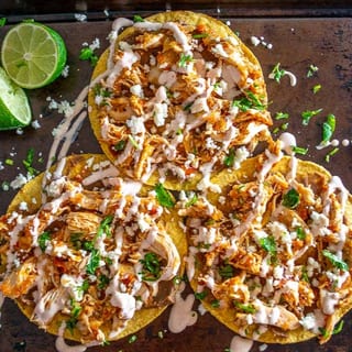Tostadas De Tinga Platter