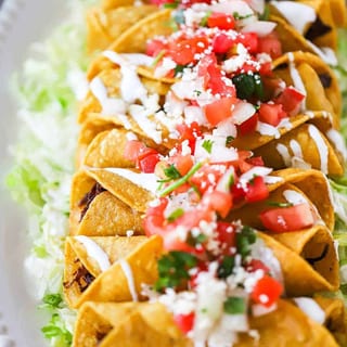 Flautas Platter