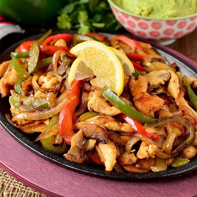 Chicken Fajita Platter.