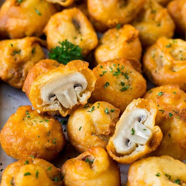 Fried Mushrooms.