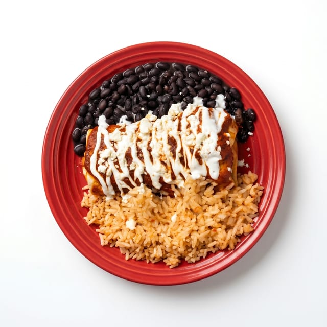 Chicken Chimichanga Platter.