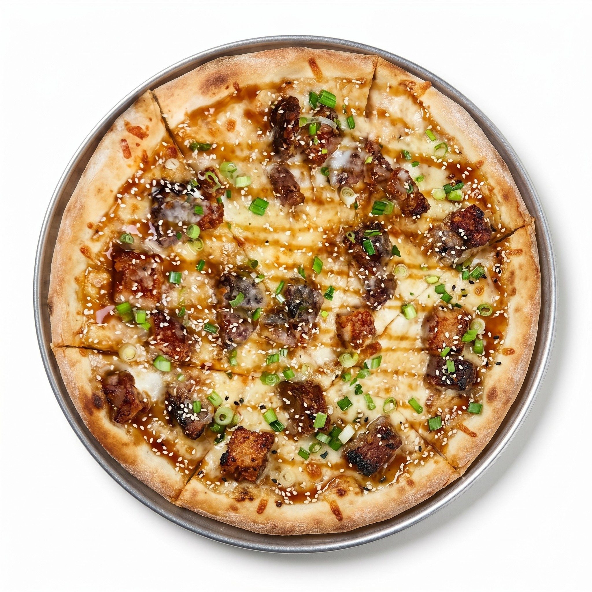 General Tso Chicken Pizza.