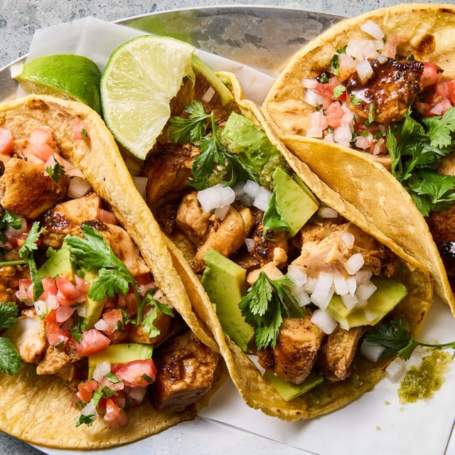 Chicken Tacos.